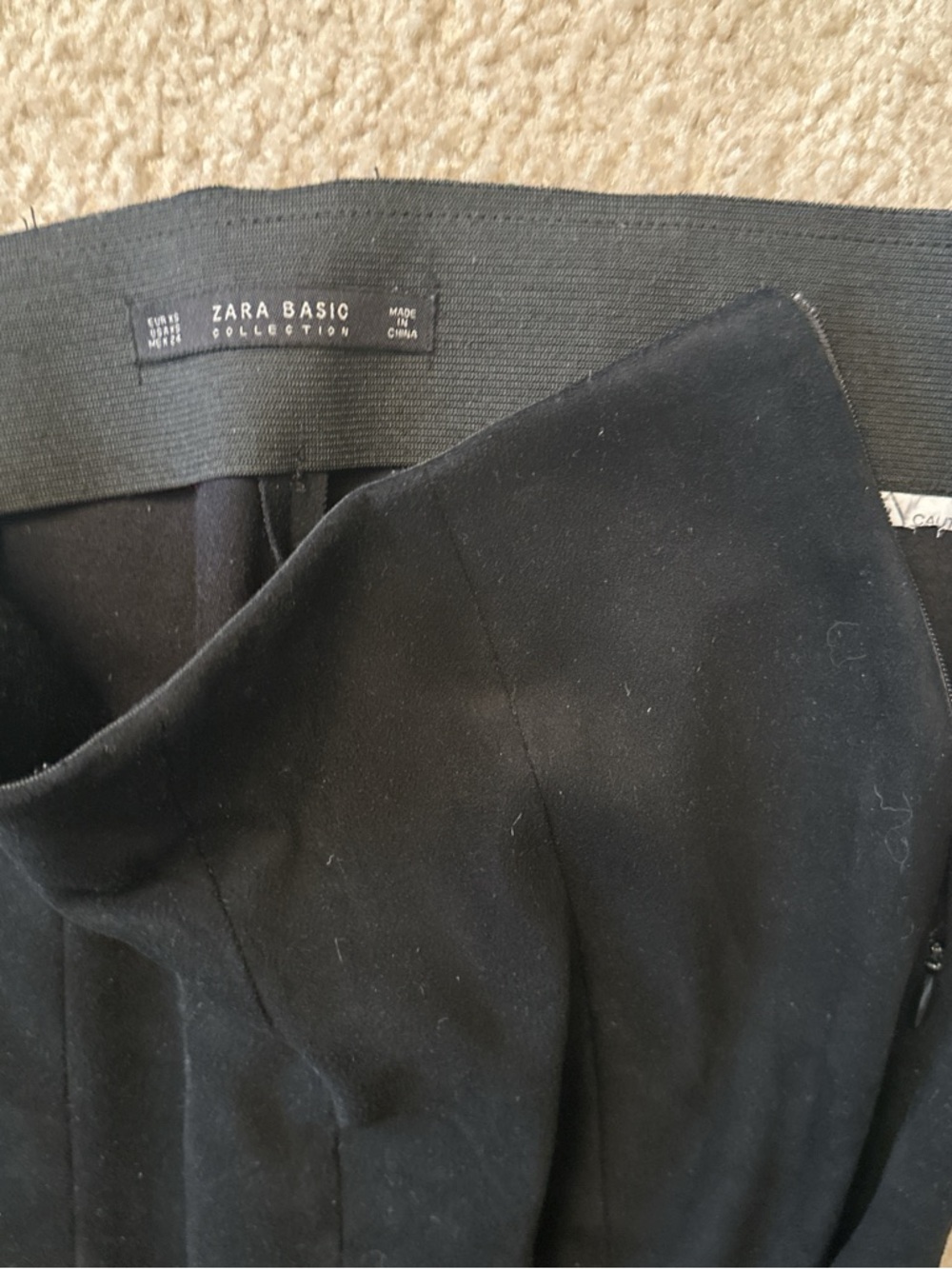 Zara Basic Collection Black Skirt